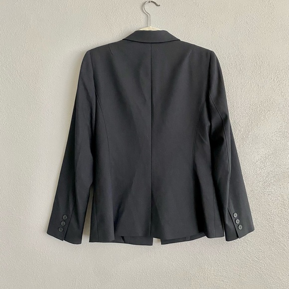 Antonio Melani Womens Blazer Size 6 Black One Button Office Business Careerwear - Picture 6 of 9